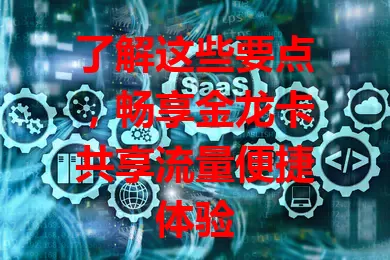 了解这些要点，畅享金龙卡共享流量便捷体验