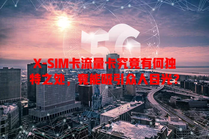 X-SIM卡流量卡究竟有何独特之处,竟能吸引众人目光?
