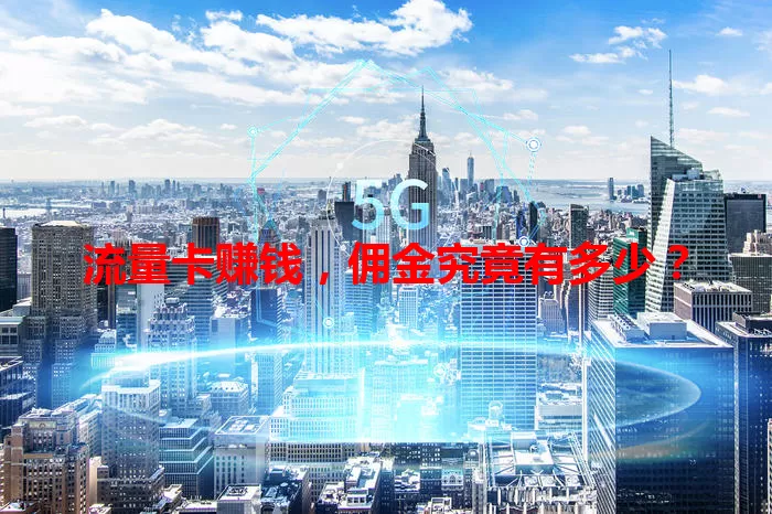 流量卡赚钱，佣金究竟有多少？