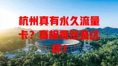 杭州真有永久流量卡？真相竟然是这样！