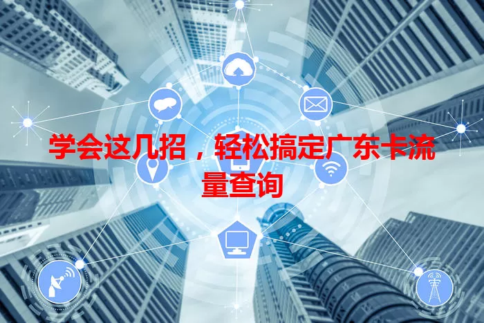 学会这几招，轻松搞定广东卡流量查询