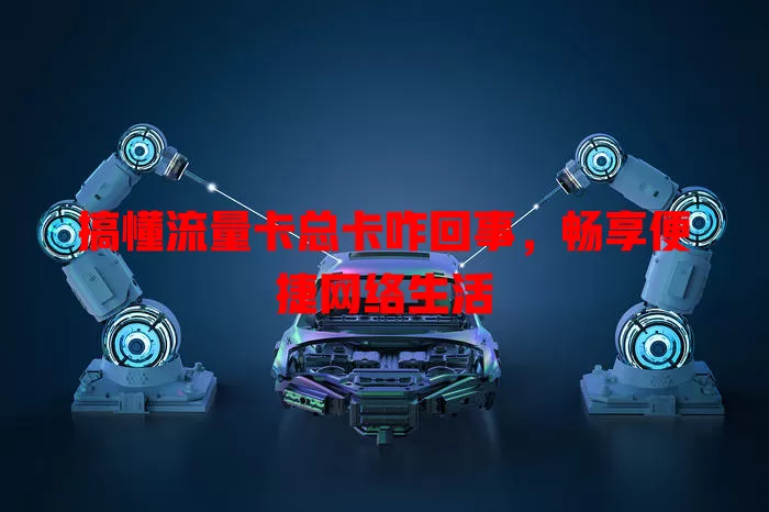 搞懂流量卡总卡咋回事，畅享便捷网络生活