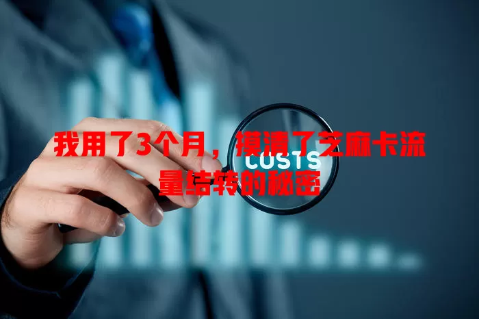 我用了3个月，摸清了芝麻卡流量结转的秘密