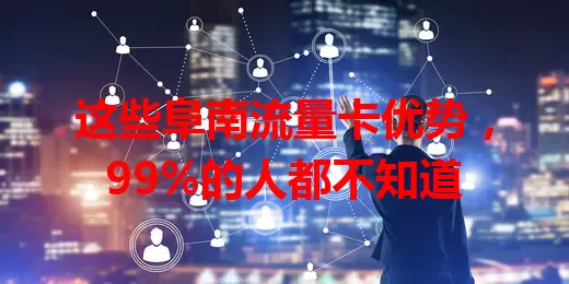 这些阜南流量卡优势，99%的人都不知道