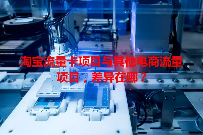 淘宝流量卡项目与其他电商流量项目，差异在哪？