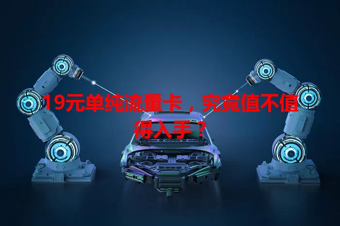 19元单纯流量卡，究竟值不值得入手？