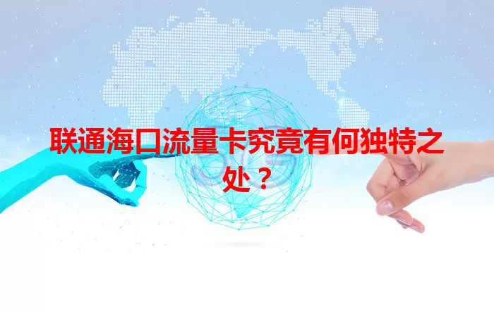 联通海口流量卡究竟有何独特之处？