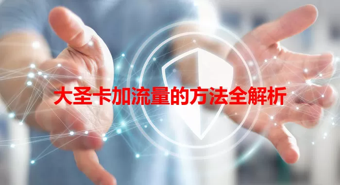 大圣卡加流量的方法全解析