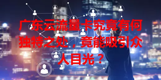 广东云流量卡究竟有何独特之处，竟能吸引众人目光？