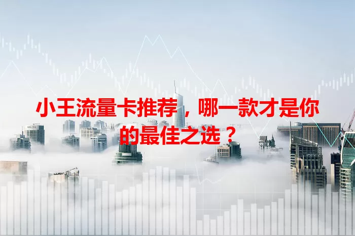 小王流量卡推荐，哪一款才是你的最佳之选？