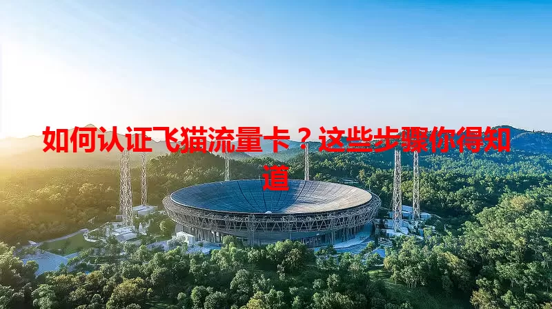 如何认证飞猫流量卡？这些步骤你得知道