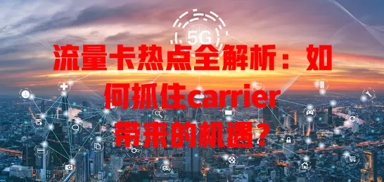 流量卡热点全解析：如何抓住carrier带来的机遇？