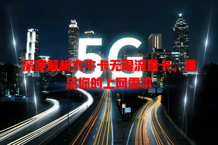 深度解析大牛卡无限流量卡，满足你的上网需求