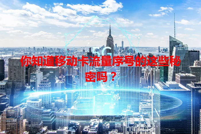 你知道移动卡流量序号的这些秘密吗？