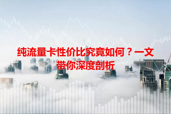 纯流量卡性价比究竟如何？一文带你深度剖析
