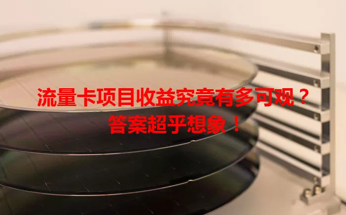 流量卡项目收益究竟有多可观？答案超乎想象！