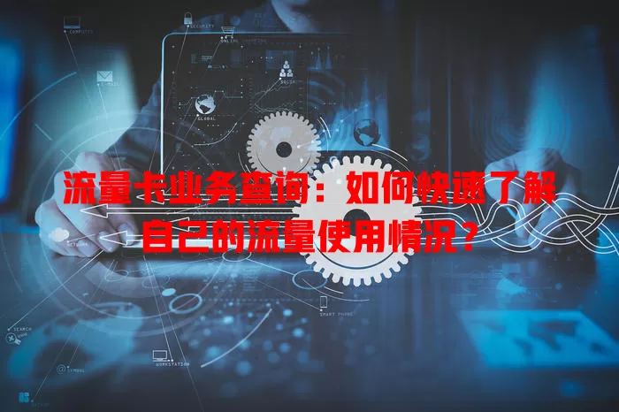 流量卡业务查询：如何快速了解自己的流量使用情况？