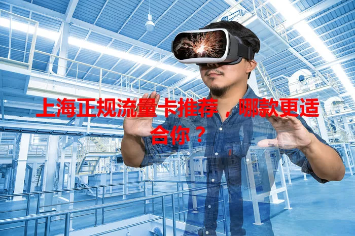 上海正规流量卡推荐，哪款更适合你？