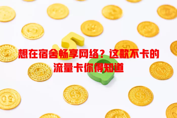 想在宿舍畅享网络？这款不卡的流量卡你得知道