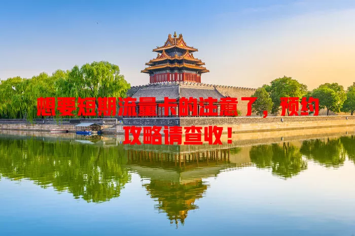 想要短期流量卡的注意了，预约攻略请查收！