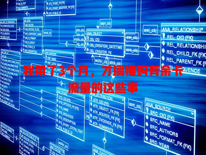 我用了3个月，才搞懂购有余卡流量的这些事