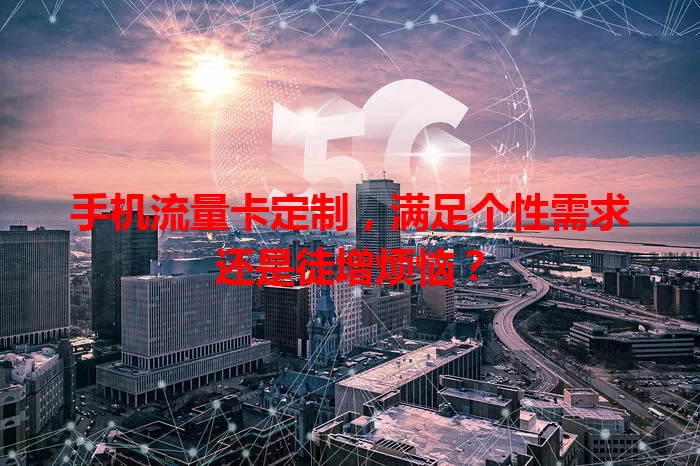 手机流量卡定制,满足个性需求还是徒增烦恼?