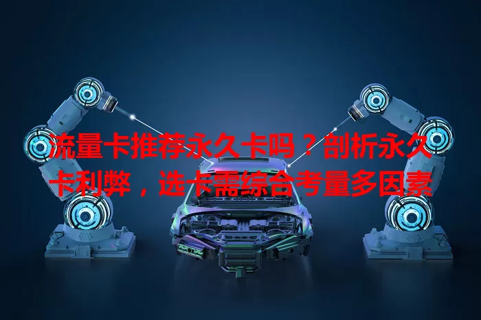 流量卡推荐永久卡吗？剖析永久卡利弊，选卡需综合考量多因素