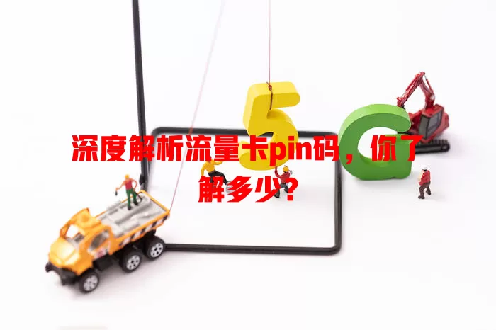 深度解析流量卡pin码，你了解多少？
