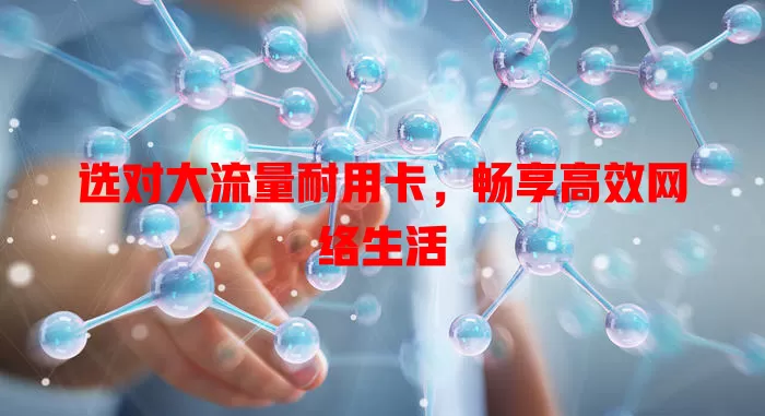 选对大流量耐用卡，畅享高效网络生活