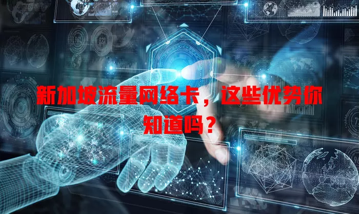 新加坡流量网络卡，这些优势你知道吗？