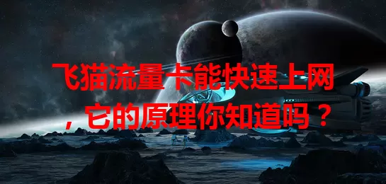飞猫流量卡能快速上网，它的原理你知道吗？