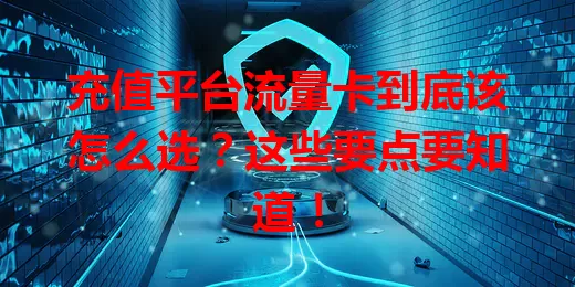 充值平台流量卡到底该怎么选？这些要点要知道！