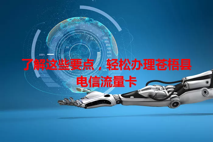 了解这些要点,轻松办理苍梧县电信流量卡