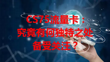 CS75流量卡：究竟有何独特之处备受关注？