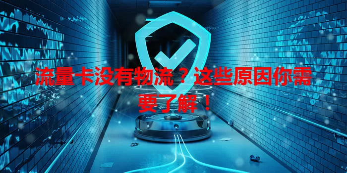 流量卡没有物流？这些原因你需要了解！