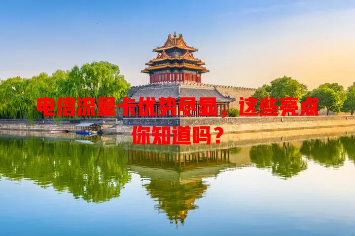 电信流量卡优势尽显，这些亮点你知道吗？