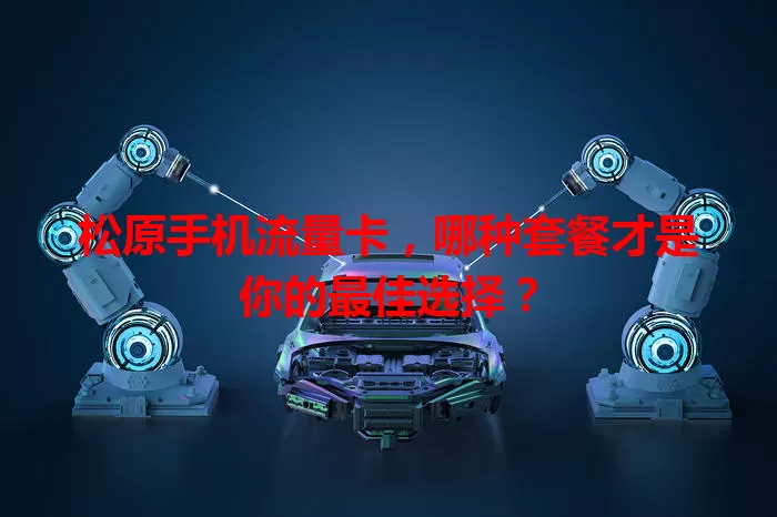 松原手机流量卡，哪种套餐才是你的最佳选择？