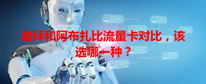 迪拜和阿布扎比流量卡对比，该选哪一种？
