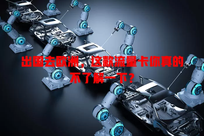 出国去欧洲，这款流量卡你真的不了解一下？
