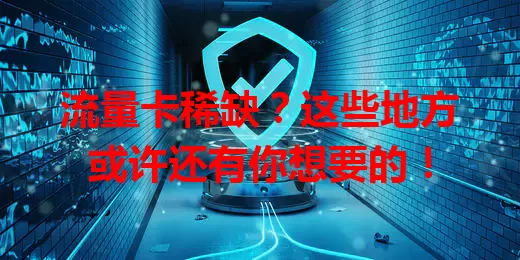 流量卡稀缺？这些地方或许还有你想要的！