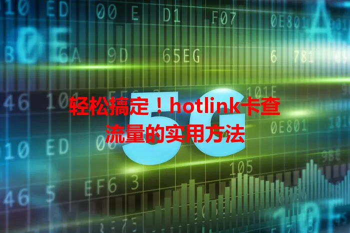 轻松搞定！hotlink卡查流量的实用方法