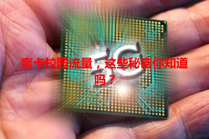 爽卡校园流量，这些秘密你知道吗？