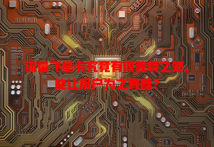 流量飞星卡究竟有何独特之处，能让用户为之青睐？