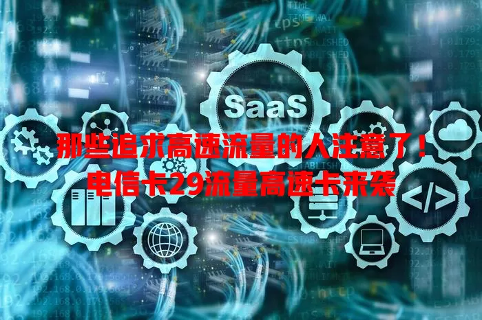 那些追求高速流量的人注意了！电信卡29流量高速卡来袭