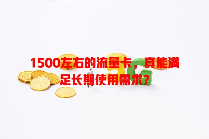 1500左右的流量卡，真能满足长期使用需求？
