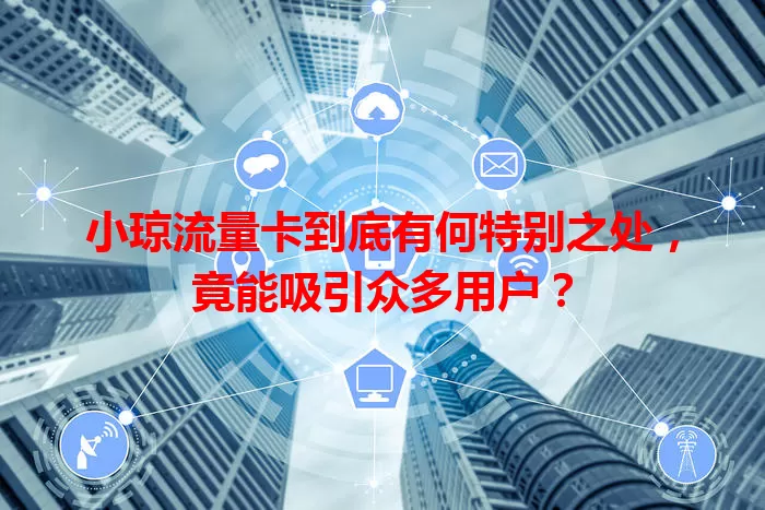 小琼流量卡到底有何特别之处，竟能吸引众多用户？