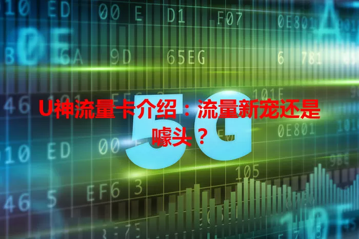 U神流量卡介绍：流量新宠还是噱头？