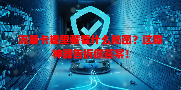 流量卡槽里藏着什么秘密？这款神器告诉你答案！