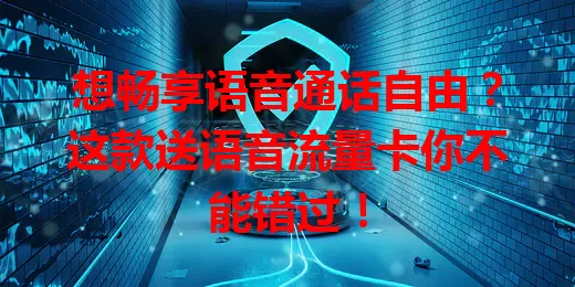 想畅享语音通话自由？这款送语音流量卡你不能错过！