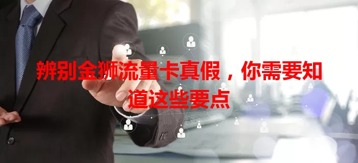 辨别金狮流量卡真假，你需要知道这些要点